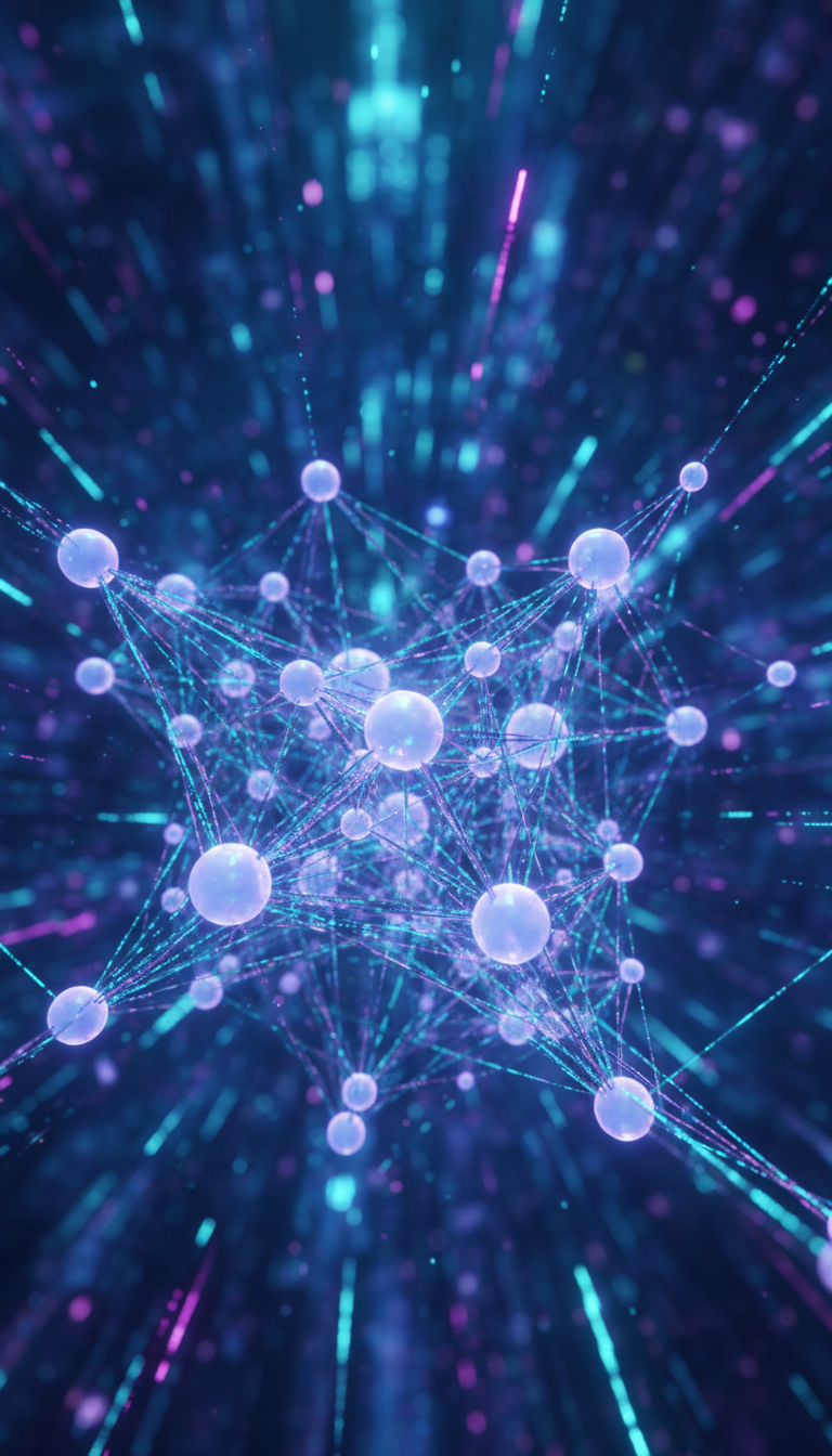 Futuristic digital landscape representing technology innovation